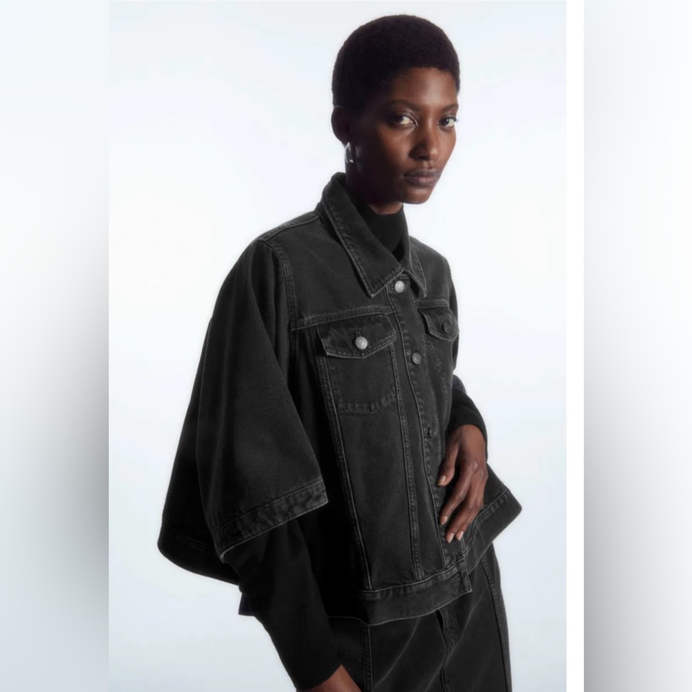 COS Denim Cape Jacket